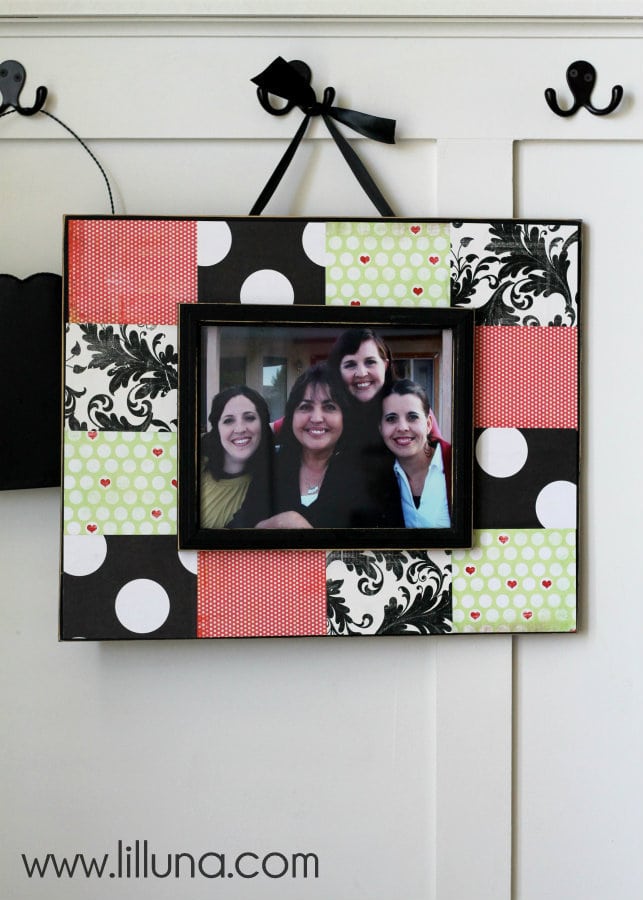 DIY Scrapbook Frame Craft {Tutorial}