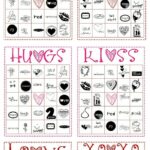 FREE Printable Valentine's BINGO game on { lilluna.com } Fun for the whole family!