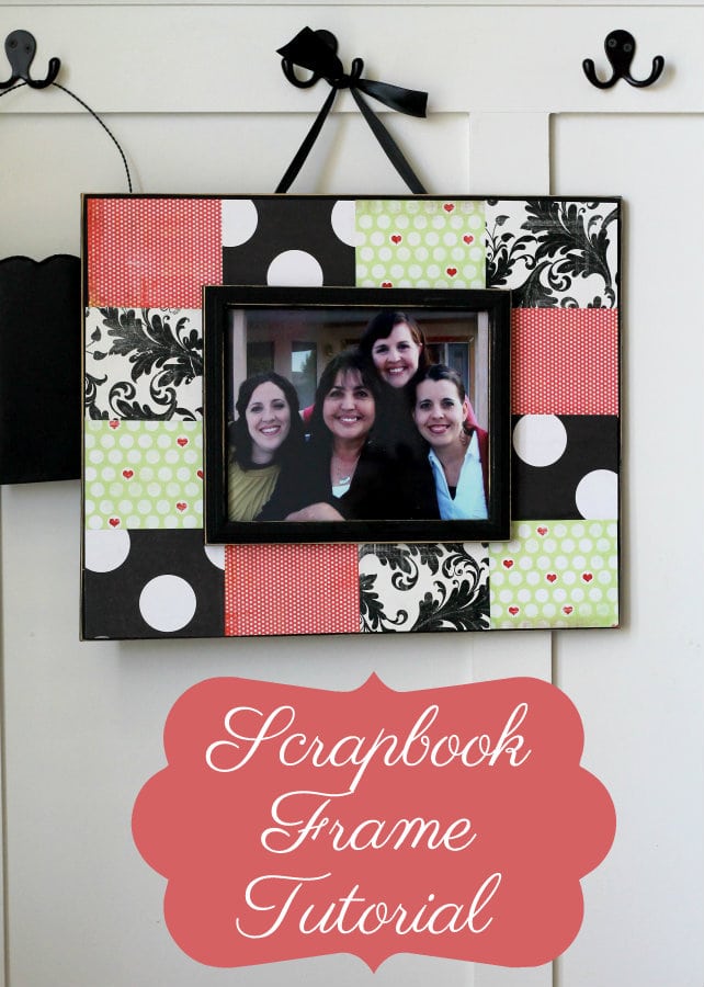 Scrapbook Frame Tutorial. This is an inexpensive but great gift idea and craft idea. 