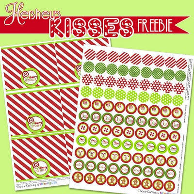 Hershey's Kisses Freebie!! Such a cute gift idea!! Lots of cute printables!