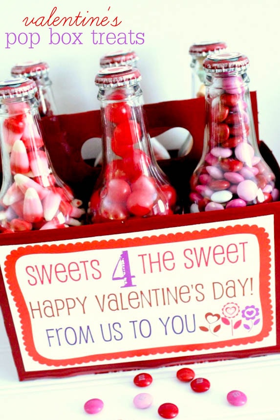 Valentine's Pop Box Treats! Just fill with yummy candy and you have the perfect gift!