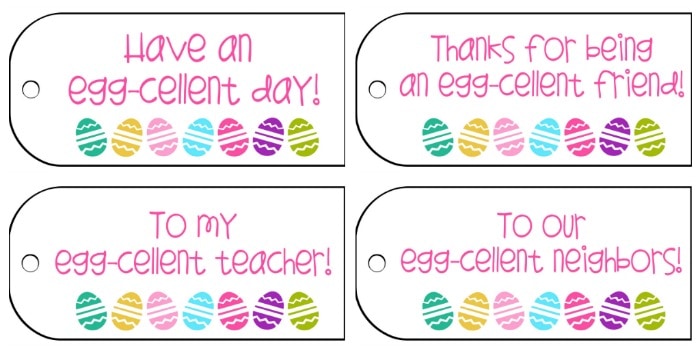 Easter Gift Tags on { lilluna.com } Cute tags for gifts, goodies, anything Easter!