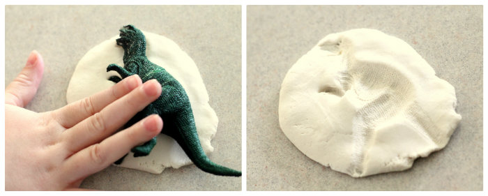 DIY Dino Fossils - the kids loved doing this! Great idea for parties!!