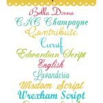 My Favorite FREE Script Fonts on { lilluna.com } Can be used for so many things!!
