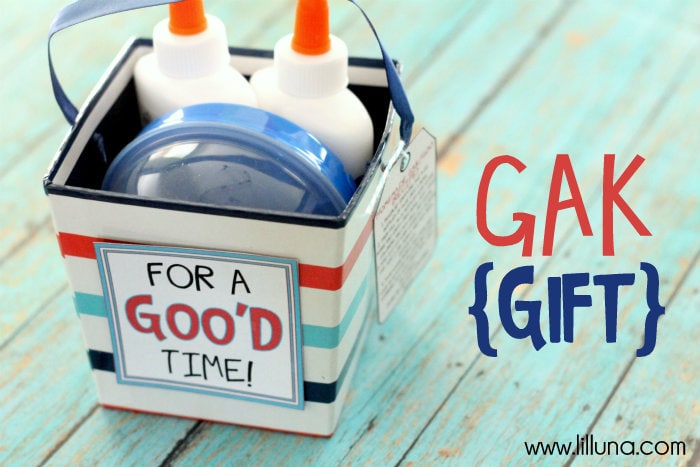 Gak Gift!! Very fun and inexpensive gift that kids will love!!
