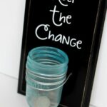 Keep the Change Laundry Sign Tutorial!! Cute and a great way to gather & save change!!