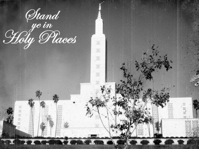 Stand ye in Holy Places Temple Blocks tutorial!! Great gift for young women & daughters!