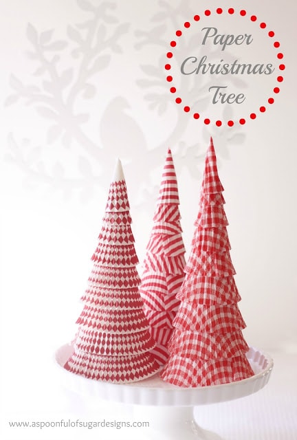 A beautiful collection of 30 Handmade Christmas Trees! Lots of great ideas to inspire you!