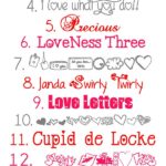 Favorite Valentine Fonts & Graphics!! Lots of cute fonts to be used for so many ideas!