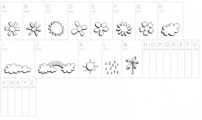 Free Dingbats on { lilluna.com }. LOVE these! Use them for so many different things!