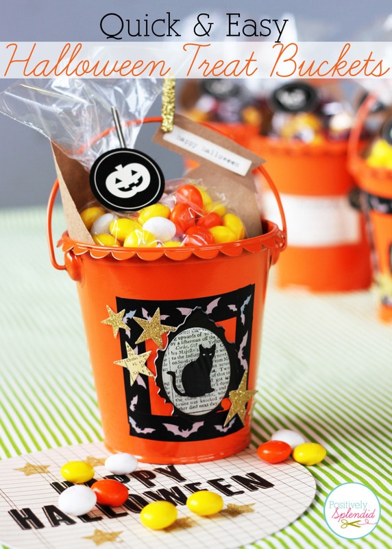 halloween treat bucket title