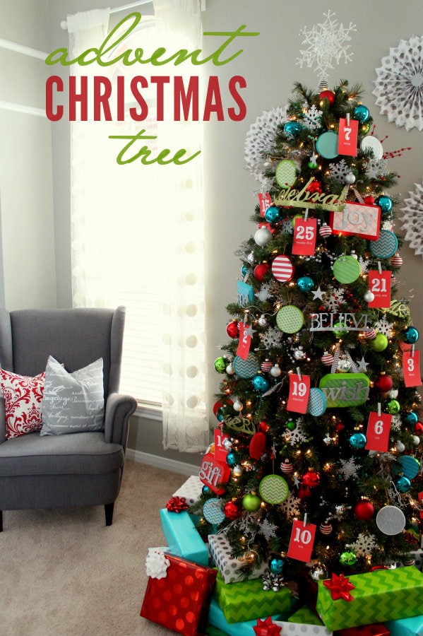Advent Christmas Tree