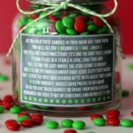 Christmas M&M Poem and Gift Idea - cute and simple - all you need is some m&m's, a jar, ribbon, and your label!! { lilluna.com }