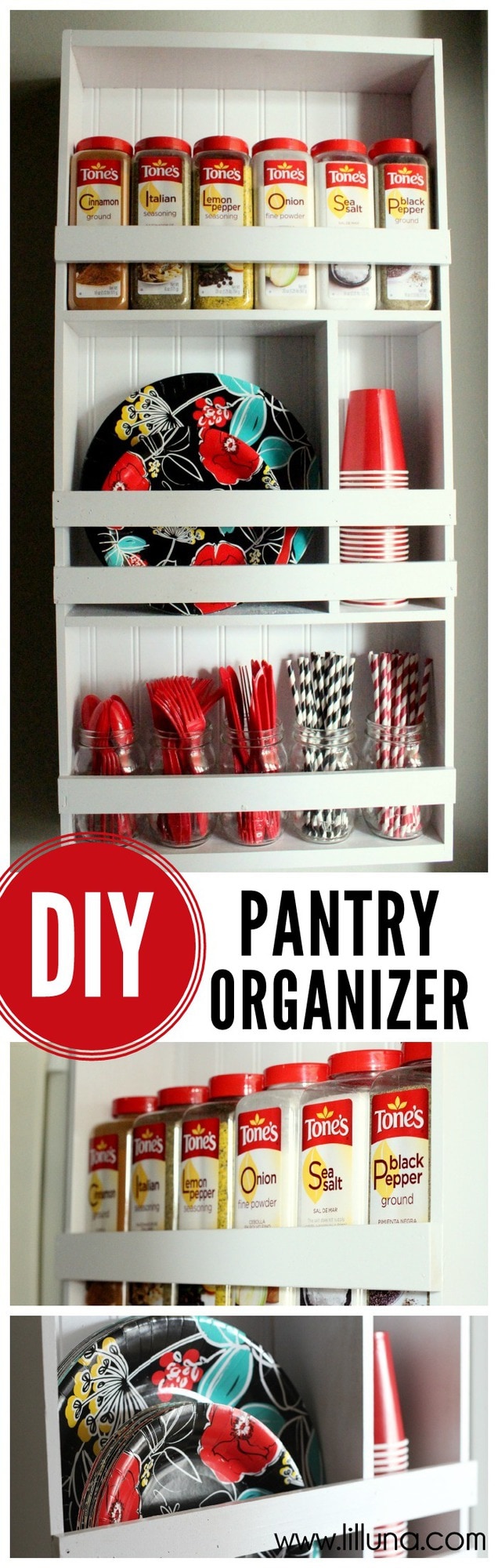 DIY Pantry Organization Unit