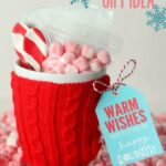 Hot Cocoa Gift idea with free tags - CUTE! This is an inexpensive, but thoughtful gift!