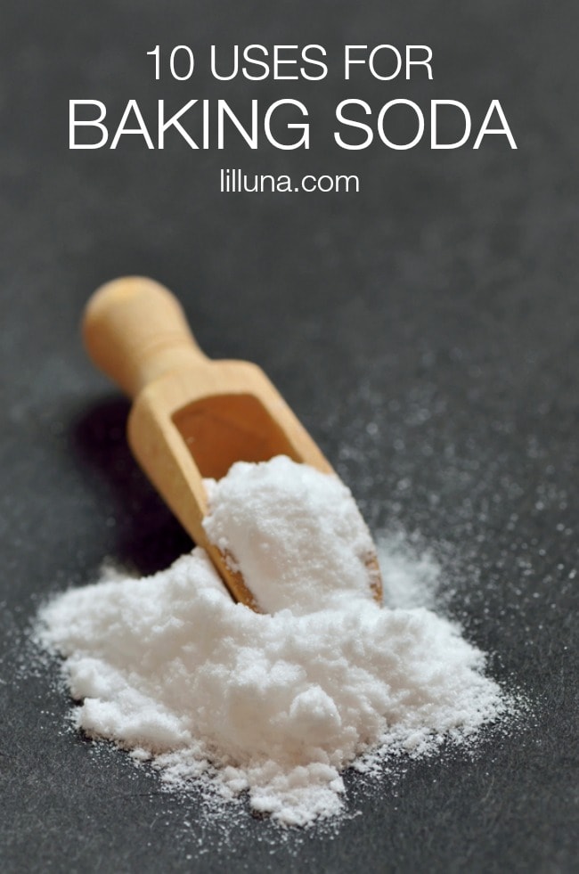 Brilliant uses for baking soda! { lilluna.com } Great ideas to help you use baking soda for more than baking!