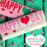 Adorable Valentine's Day Candy Bar Wrappers!! Free download on { lilluna.com }