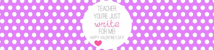 Valentine's - Teacher Gift - Write on - PURPLE