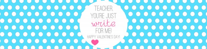 Valentine's - Teacher Gift - Write on - TURQUOISE