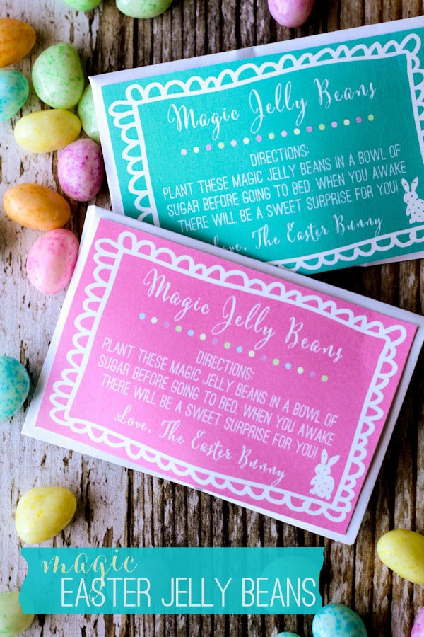 Magic Easter Jelly Bean Prints on { lilluna.com } - a fun Easter tradition that kids will love!