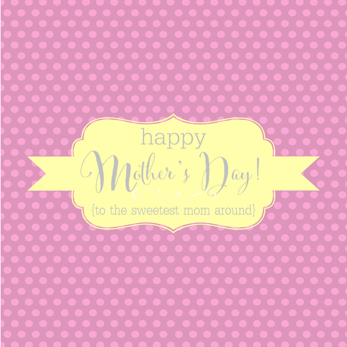 Happy Mothers Day Candy Bar Wrappers - LIGHT PINK