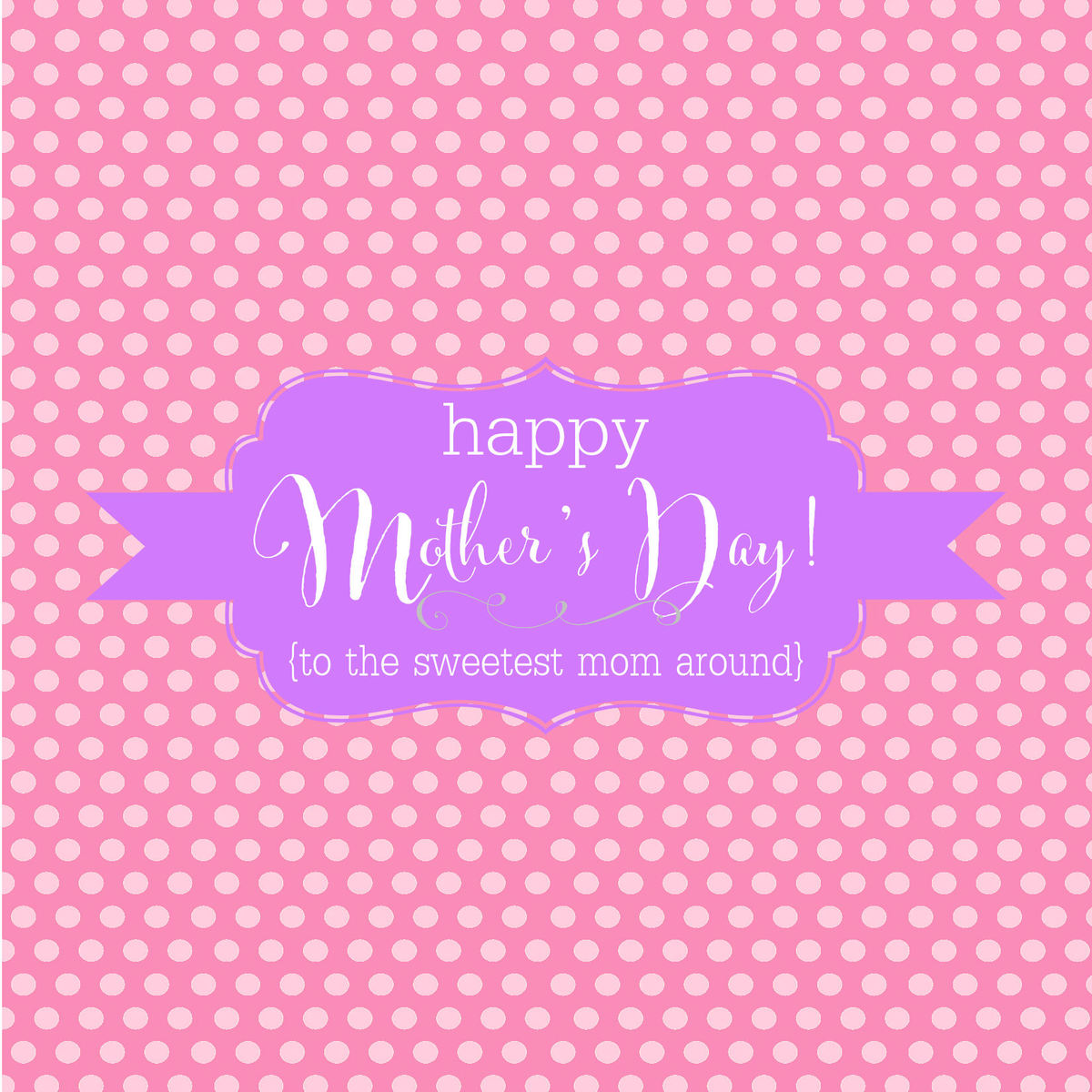 Happy Mothers Day Candy Bar Wrappers - PINK