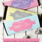 FREE Mother's Day Candy Bar Wrappers { lilluna.com } Cute and colorful wrappers to brighten any candy bar!