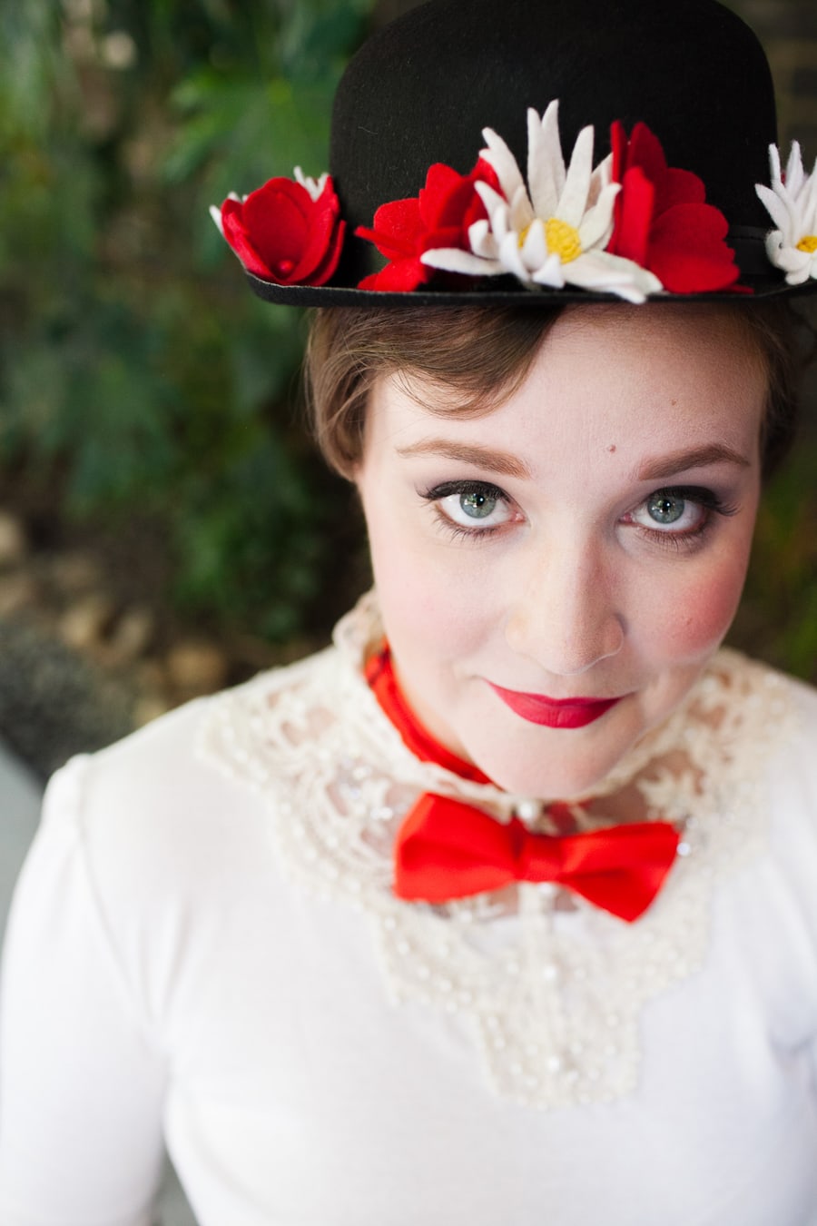 DIY Mary Popping Hat tutorial and adorable photo shoot! { lilluna.com }