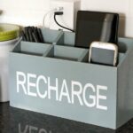 DIY Charging Station - a great tutorial to keep all your devices stored and organized! { lilluna.com }