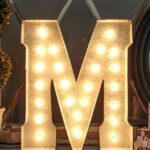 DIY Marquee Letter tutorial on { lilluna.com } LOVE this! You need your marquee letter, lights, and some basic tools to make this super cute decor piece!