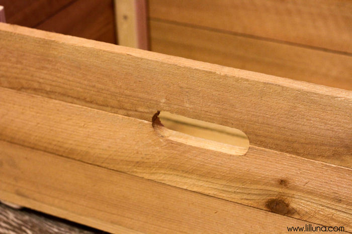 DIY Shoe Bin tutorial - the perfect place to store your shoes! { lilluna.com } Supplies include - boards, wood planks, nails, paint, and basic tools.