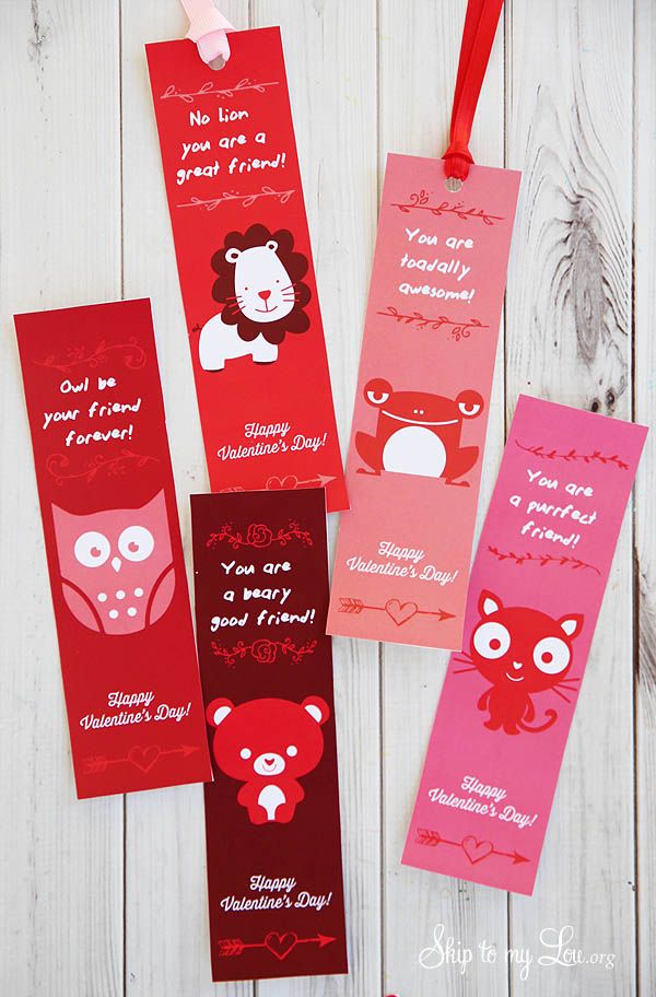 25+ Non-Treat Valentines - a roundup of non-treat valentine's printables on { lilluna.com }