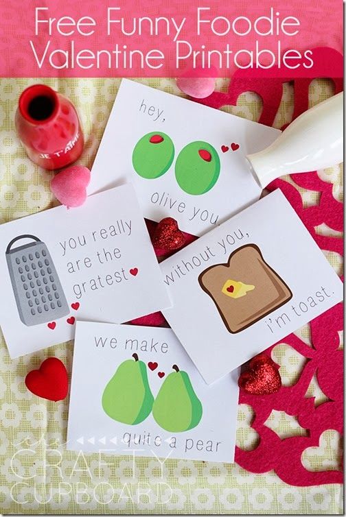 25+ Non-Treat Valentines - a roundup of non-treat valentine's printables on { lilluna.com }