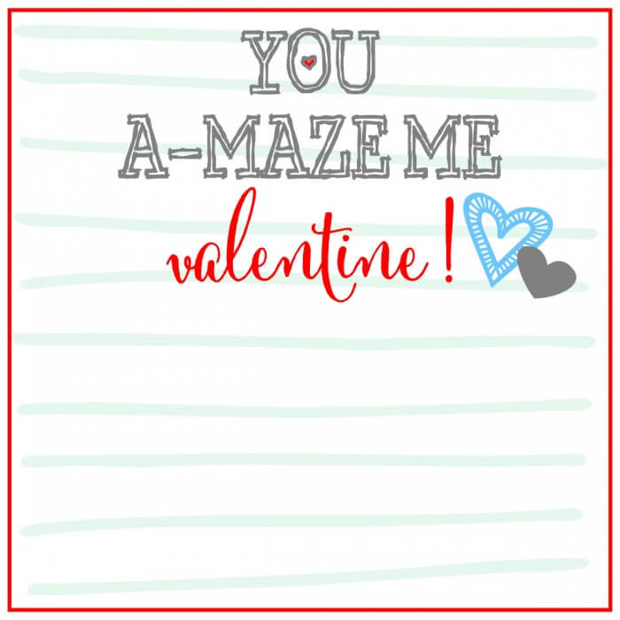 Valentines You AMAZE Me Print