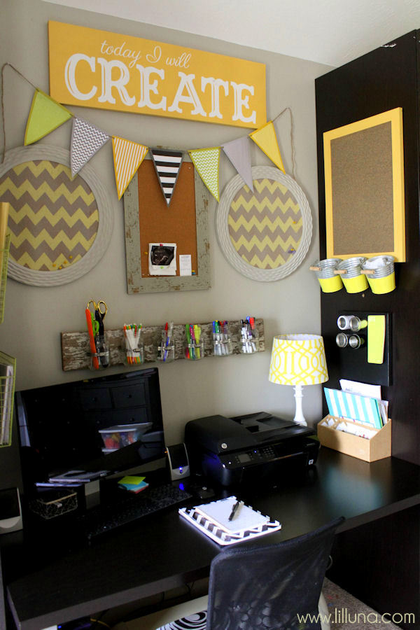 Craft Room Organization Ideas { lilluna.com } Great ideas to help inspire your own organization!!