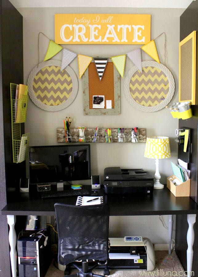 Craft Room Organization Ideas { lilluna.com } Great ideas to help inspire your own organization!!