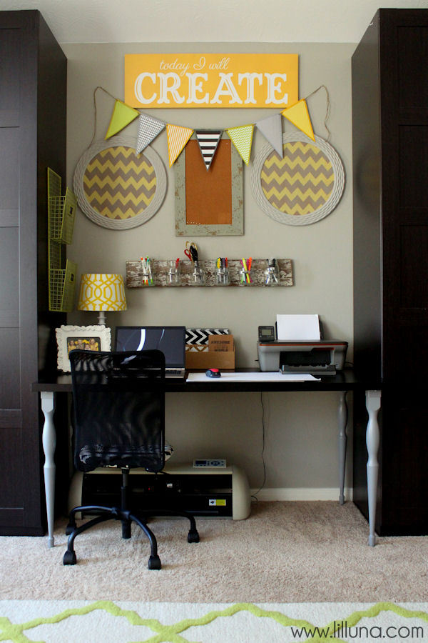 Craft Room Organization Ideas { lilluna.com } Great ideas to help inspire your own organization!!