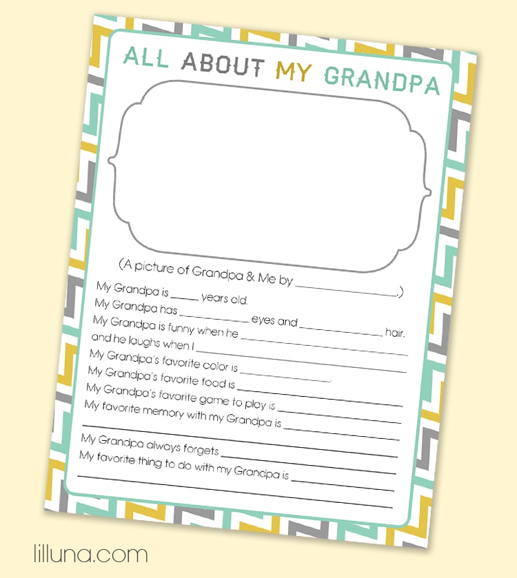 Download Free Father S Day Questionnaire Let S Diy It All With Kritsyn Merkley