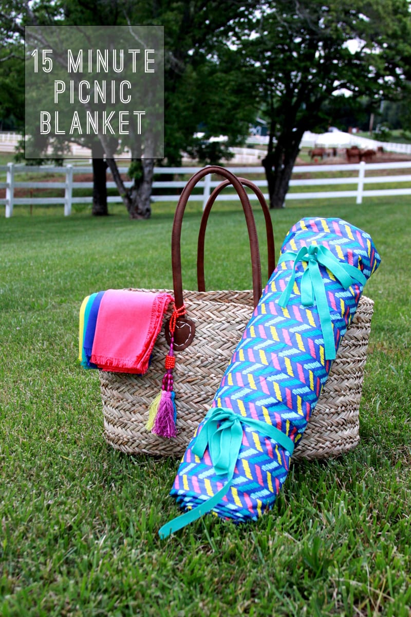 15 Minute Summer Picnic Blanket Let s DIY It All With Kritsyn