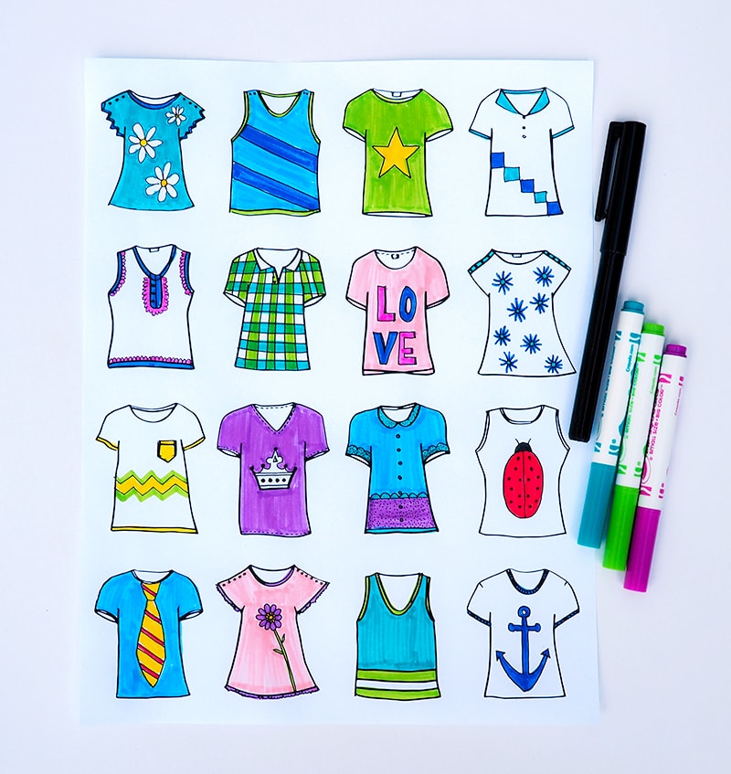 Tshirt Designer Prints - free download on { lilluna.com } - perfect for the kids!