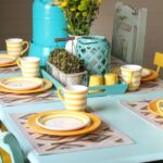 Beautiful Table Makeover tutorial on { lilluna.com }