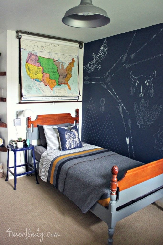 A roundup of lots of great boys rooms designs to help inspire your own boys room. See it on { lilluna.com }!