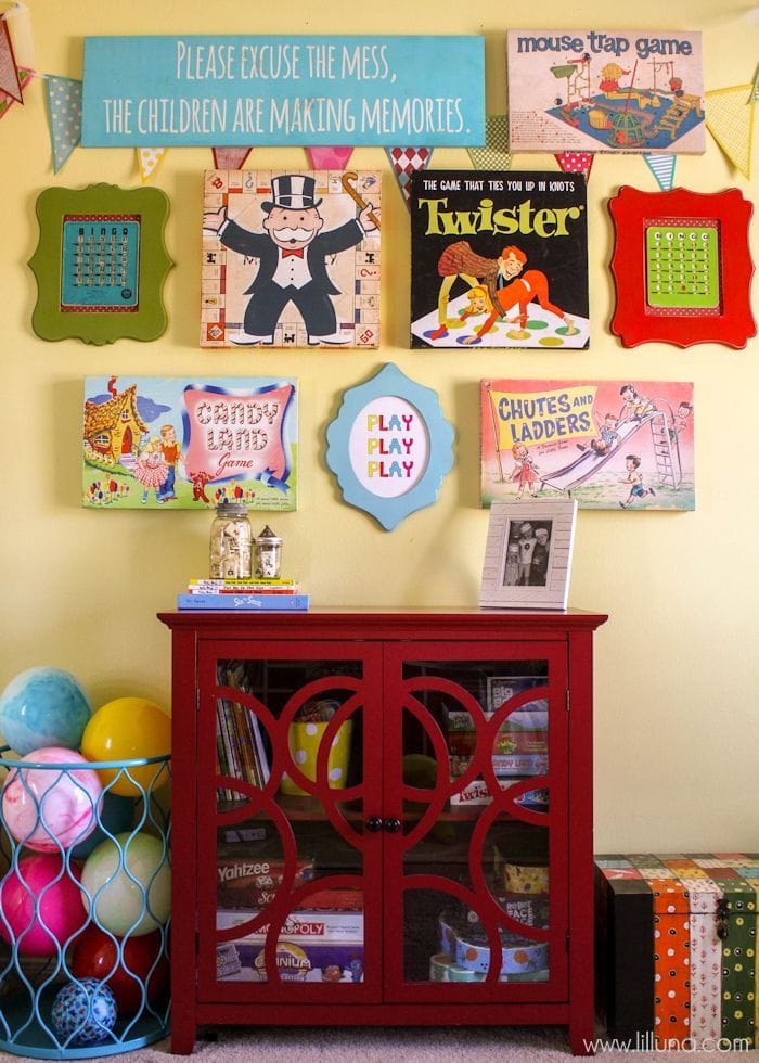 A roundup of amazing playroom ideas! Check it out on { lilluna.com } Lots of great and fun ideas!