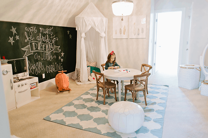 A roundup of amazing playroom ideas! Check it out on { lilluna.com } Lots of great and fun ideas!
