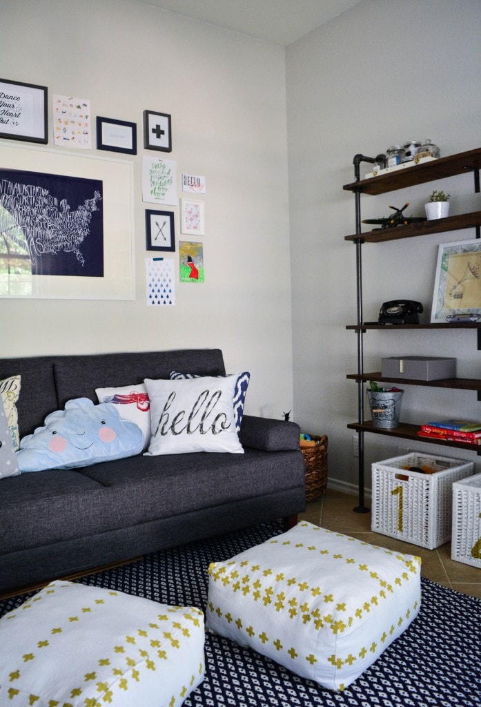 A roundup of amazing playroom ideas! Check it out on { lilluna.com } Lots of great and fun ideas!