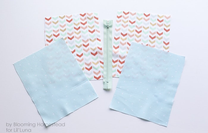 Easy sew zipper pouches - Perfect beginner project! Full tutorial on { lilluna.com }