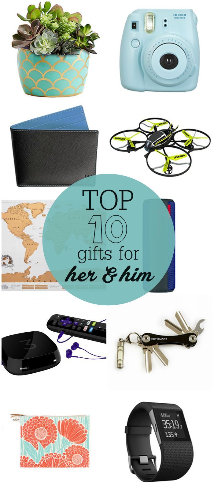 TOP 10 Gifts for Her and Him - perfect for birthdays, special days or the holidays!!