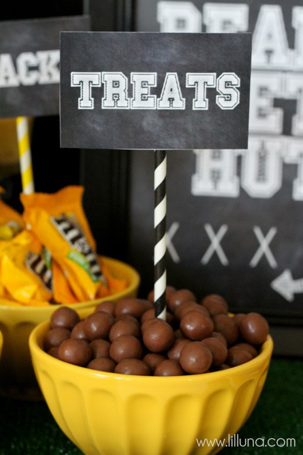 Football Party Ideas. Great ideas from food to decor to help you throw an awesome game party!