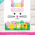 You've Been Egged Printable - a fun tradition to do as a family for friends and neighbors! The kids love doing this!