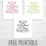 By small and simple things are great things brought to pass... FREE printables of this awesome scripture!